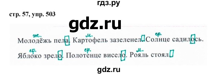 ГДЗ по русскому языку 5 класс  Ладыженская   упражнение - 503, Решебник к учебнику 2016