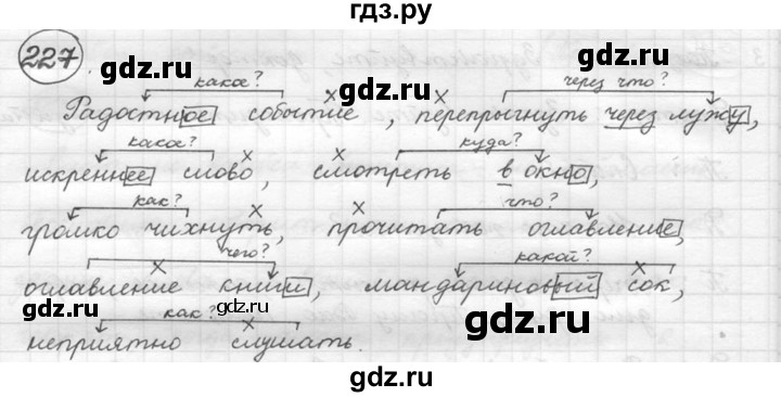 ГДЗ по русскому языку 5 класс  Львова   упражнение - 227, Решебник №3