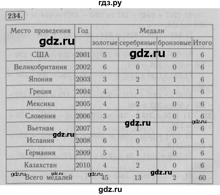 ГДЗ по математике 5 класс  Мерзляк  Базовый уровень номер - 234, Решебник №2 к учебнику 2016