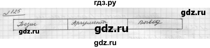 ГДЗ по русскому языку 5 класс Шмелев   глава 6 / упражнение - 125, Решебник