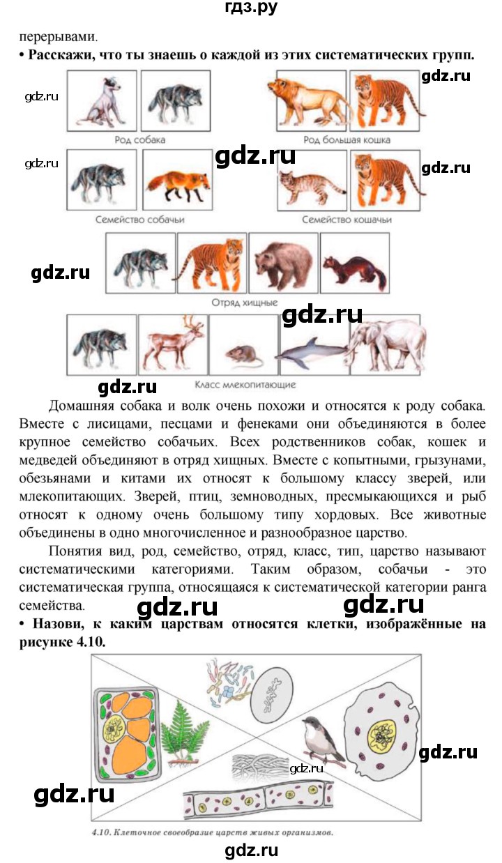 ГДЗ по биологии 5 класс Ловягин   параграф - § 4, Решебник №1