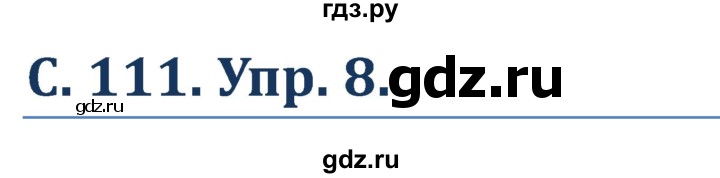 ГДЗ по немецкому языку 5 класс Яцковская Wunderkinder  страница - 111, Решебник №1