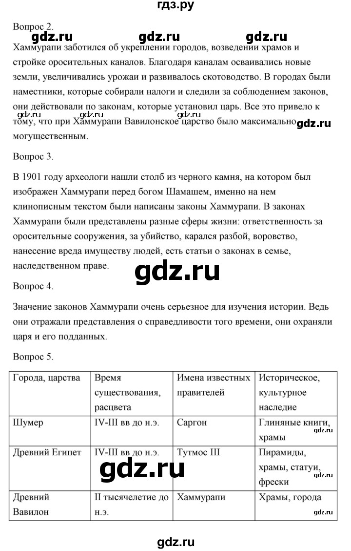 ГДЗ по истории 5 класс Никишин   страница - 83, Решебник