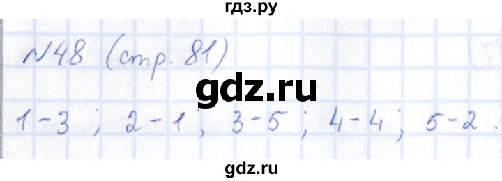 ГДЗ по информатике 5 класс Босова рабочая тетрадь  страница - 81, Решебник