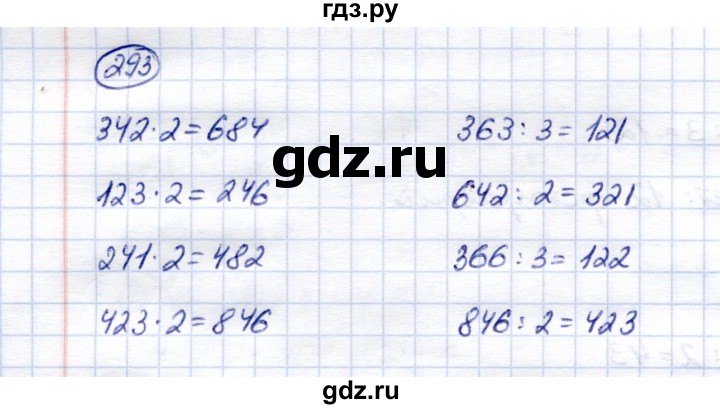 ГДЗ по математике 5 класс Перова рабочая тетрадь Для обучающихся с интеллектуальными нарушениями упражнение - 293, Решебник