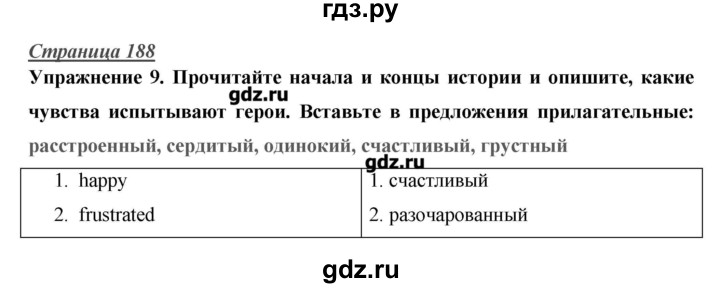 ГДЗ по английскому языку 10 класс Баранова Starlight Углубленный уровень страница - 188, Решебник