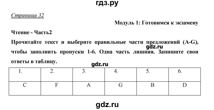ГДЗ по английскому языку 10 класс Баранова Starlight Углубленный уровень страница - 32, Решебник