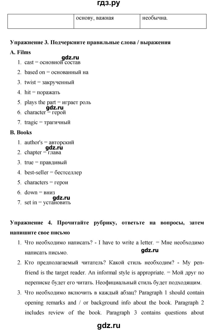 ГДЗ по английскому языку 10 класс Баранова Starlight Углубленный уровень страница - 89, Решебник