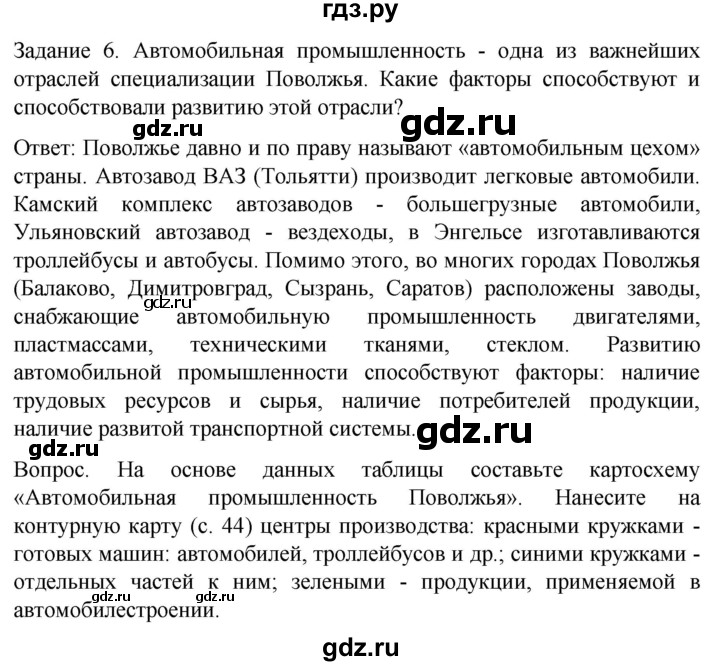 ГДЗ по географии 9 класс Баринова рабочая тетрадь с комплектом контурных карт  страница - 42, Решебник